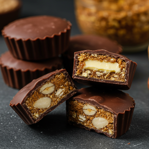 Dark Chocolate Belgium Granola Qatayef